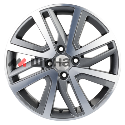картинка 6x16/4x100 ET41 D60,1 KHW1609 (XRay) Gray-FP