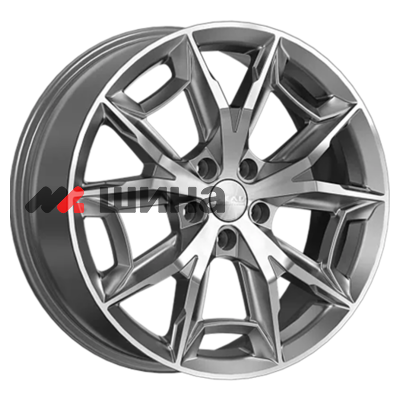 картинка 7,5x19/5x108 ET42 D65,1 Паркер (КЛ382) Алмаз графит