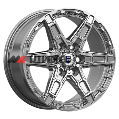 картинка 8x18/6x114,3 ET25 D66,1 Дистрикт (КС1159) Дарк платинум