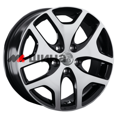 картинка 7x17/5x114,3 ET48 D56,1 SB43 BKF (конус, C570)