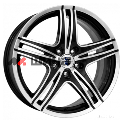 картинка 8x18/5x120 ET32 D60,1 Омаха (КС569) Алмаз черный