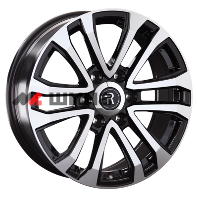картинка 7,5x18/6x139,7 ET30 D106,1 TY309 BKF (пш)