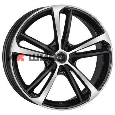 картинка 9,5x21/5x112 ET25 D66,45 Nurburg Black mirror