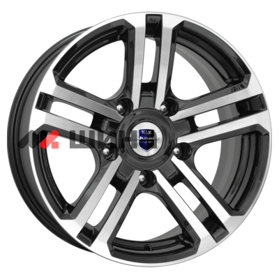 картинка 7x16/5x139,7 ET30 D98 Палладика (КС591М) Алмаз черный