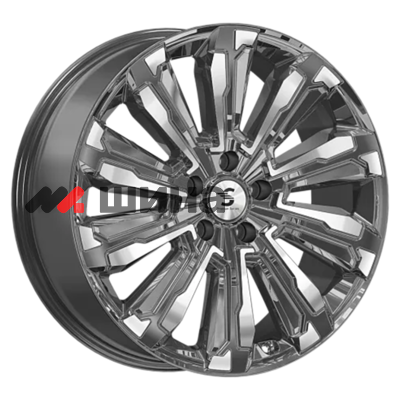 картинка 8x20/5x108 ET40 D63,35 HUMBER (КР1061) Diamond Gloss Graphite
