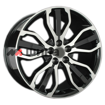 картинка 9,5x22/5x120 ET49 D72,6 LR45 BKF (пш, LR002)