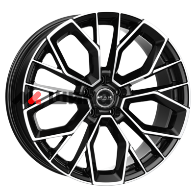 картинка 10x21/5x112 ET19 D66,45 Stilo-D Black mirror