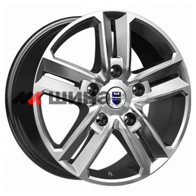 картинка 8x18/5x114,3 ET45 D67,1 Backfire (КС763M) Дарк платинум