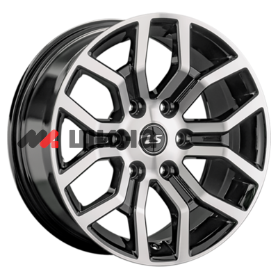 картинка 9x18/6x139,7 ET25 D106,1 1367 BKF (конус)