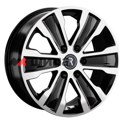 картинка 8x18/6x139,7 ET42 D75,1 HV17 BKF (конус)