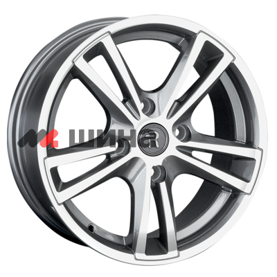 картинка 7x17/5x108 ET43 D65,1 KA2 GMF (конус, C570)