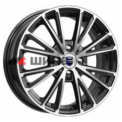 картинка 6x16/4x100 ET40 D67,1 Меандр (КС879) Алмаз черный SK