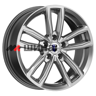 картинка 6,5x17/5x112 ET43 D66,6 Каланг (КС1086) Дарк платинум