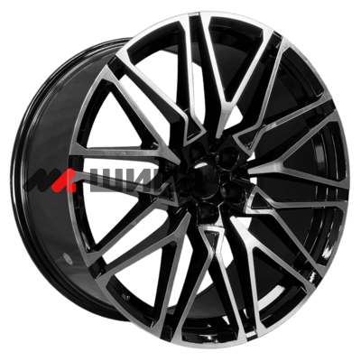 картинка 10x21/5x112 ET35 D66,5 5063 Black machined face (HNGD)