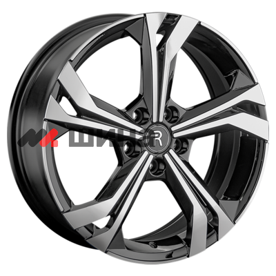 картинка 7x18/5x114,3 ET35 D60,1 TY371 BKF (конус, C570)