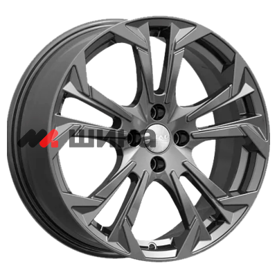 картинка 7x17/4x100 ET45 D60,1 Дунай (КЛ364) Графит