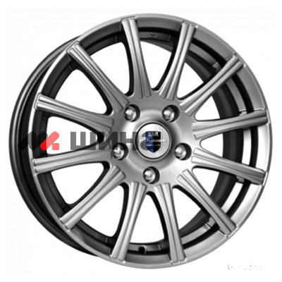 картинка 5x13/4x100 ET35 D67,1 Сиеста (КС477) Дарк платинум