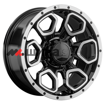картинка 9x18/5x150 ET30 D110,1 1345 BKF (конус, Колпак+лого)