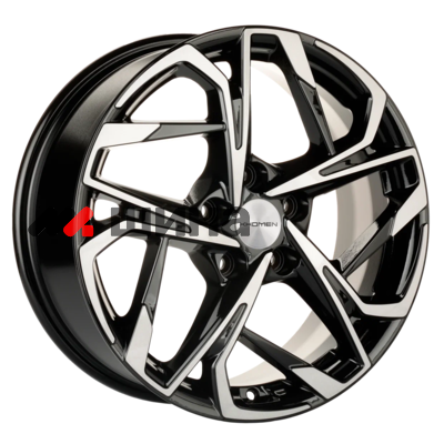 картинка 7x17/5x112 ET40 D57,1 KHW1716 (Kodiaq/Tiguan) Black-FP