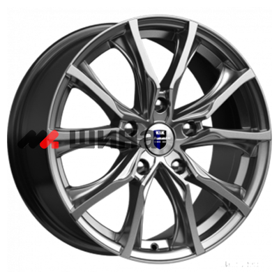 картинка 7,5x17/5x100 ET45 D56,1 Твист (КС697М) Дарк платинум
