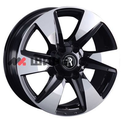 картинка 7,5x17/6x139,7 ET38 D67,1 MI147 BKF (пш)