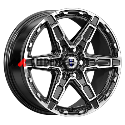 картинка 8x18/6x114,3 ET46 D67,1 Дистрикт (КС1159) Алмаз черный