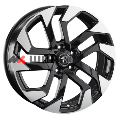 картинка 7x17/5x114,3 ET37 D66,6 HV96 BKF (конус, C570)
