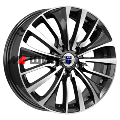 картинка 6,5x17/5x108 ET50 D63,35 Flanker (КС1097) Алмаз черный