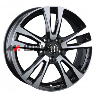 картинка 7,5x17/5x108 ET55 D63,3 V44 BKF (конус, C570)