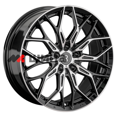 картинка 8x18/5x108 ET33 D60,1 CHR122 BKF (конус, C570)