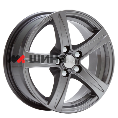 картинка 6,5x15/5x100 ET35 D57,1 Sakura (КЛ146) Графит