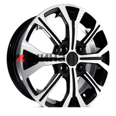 картинка 6x15/4x100 ET46 D54,1 КС945 Алмаз черный