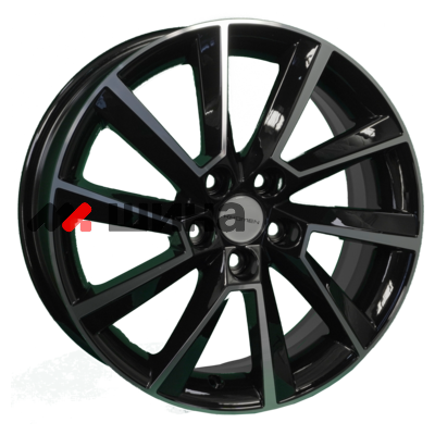 картинка 6x16/5x100 ET45 D54,1 KHW1604 (Yaris) Black-FP