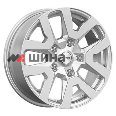 картинка 7x17/5x139,7 ET40 D98 Трикстер (Niva) (КС1170) Сильвер