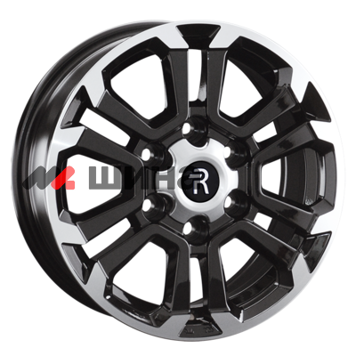 картинка 7x16/6x139,7 ET38 D100,1 HV82 BKF (конус, C570)