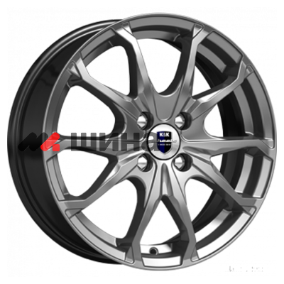 картинка 6x16/4x98 ET35 D58,5 Brent (КС733) Дарк платинум