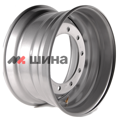 картинка 6x17,5/10x225 ET111 D176 M22 Silver (1707C) (б/к)