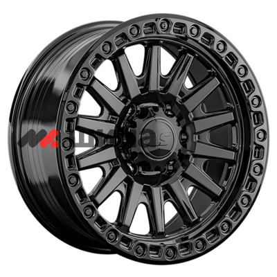картинка 9x18/5x150 ET25 D110,1 RC90 BK (конус, Колпак+лого)