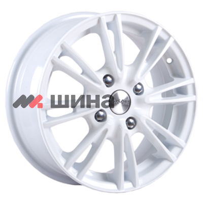 картинка 5,5x14/4x100 ET39 D67,1 Пантера (КЛ109) Белый