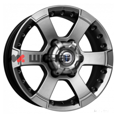 картинка 7x16/6x139,7 ET20 D110,1 M56 (КС593) Дарк платинум