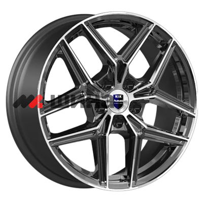 картинка 7x17/5x112 ET45 D66,6 Юнион (КС1025) Алмаз черный