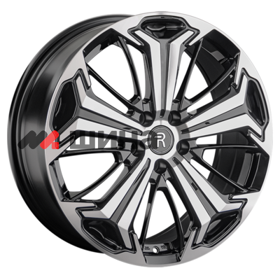картинка 7,5x19/5x108 ET36 D65,1 CHR113 BKF (конус, C570)