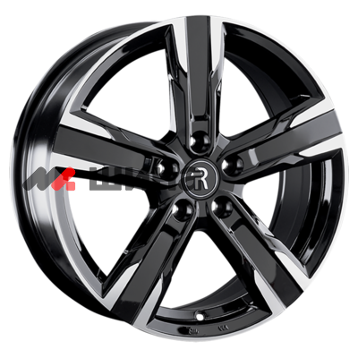 картинка 7,5x19/5x108 ET39 D60,1 JT8 BKF (конус, C570)