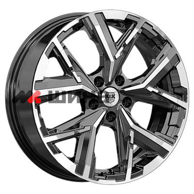 картинка 6,5x18/5x112 ET33 D57,1 Айона (КС1169) Алмаз черный