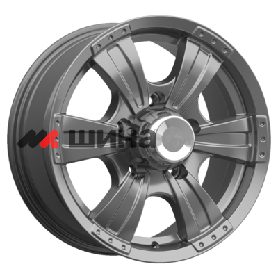 картинка 7x16/6x139,7 ET15 D109,7 Рейнджер (КЛ217М) Графит