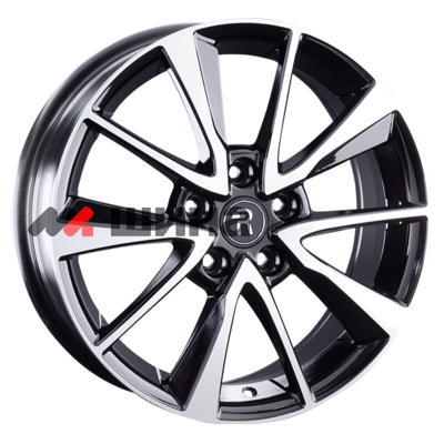 картинка 8x18/5x114,3 ET30 D60,1 LX136 BKF (конус, C570)