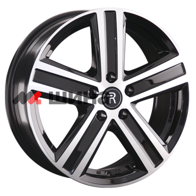 картинка 8x18/5x120 ET50 D65,1 VV334 BKF (конус, C570-01)
