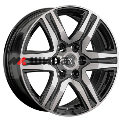 картинка 7,5x18/6x139,7 ET25 D106,1 TY417 BKF (пш)