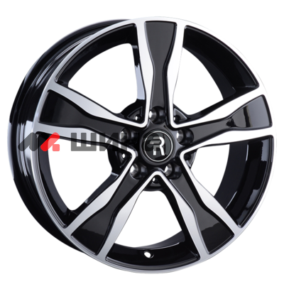картинка 7x17/5x112 ET43 D57,1 A188 BKF (конус, C570)