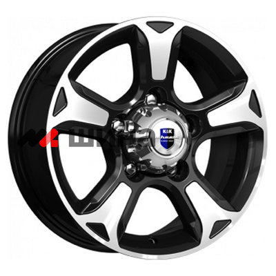 картинка 7x16/5x139,7 ET35 D108,5 Атлант (КС757) Алмаз черный